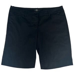 MOSSIMO Plus Size 16 Lady’s Black Walking Shorts, 10.5 Inch Inseam, Preloved
